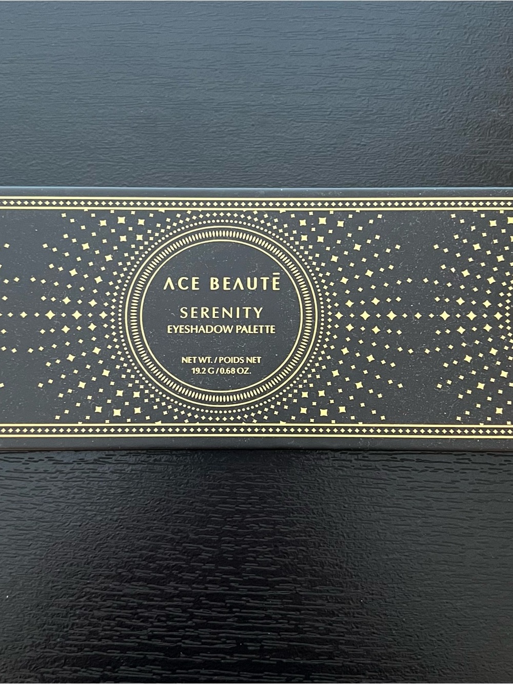 Ace Beaute Eyeshadow Palette - Black & Gold Foil